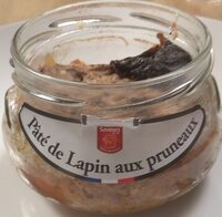 Paté de lapin aux pruneaux