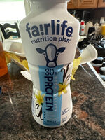 Fairlife vanilla protein shake