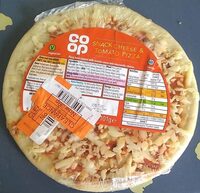 Snack cheese and tomato pizza