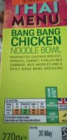 Bang bang chicken noodle bowl