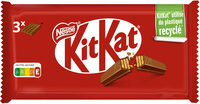 KITKAT 4 Finger Barre au chocolat au Lait, 41,5g en lot de 3