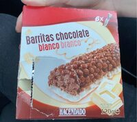 Barritas chocolate blanco