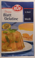 Blattgelatine, weiß