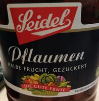 Pflaumen halbe Frucht gezuckert
