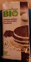 Gallette di riso con cioccolato fondente
