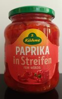 Gemüse: Paprika in Streifen