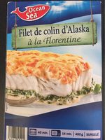 Filet de colin d'alaska à la florentine