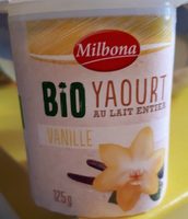 Yaourt bio vanille