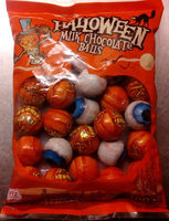 Halloween milk chocolate balls