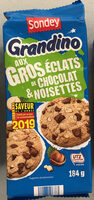 Grandino aux gros eclats de chocolat et noisettes