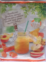 Smoothie pêche,carottes,pomme,ananas,potiron