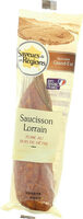 Saucisson Lorrain fumé au bois de hêtre