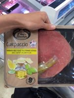 Carpaccio Huile d'Olive Citronnée & Basilic avec Parmesan