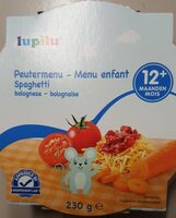 Menu enfant spaghetti
