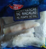 Ventrescas de bacalao al punto de sal
