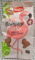 Pink flamingo cookie