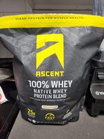 Ascent 100% Whey Protein Blend - Vanilla Bean