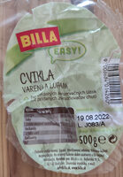 Cvikla varená a lúpaná