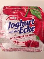 Joghurt mit der Ecke Kirsche