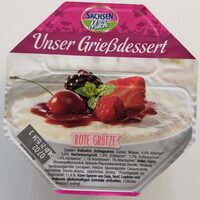 Unser Grießdessert - Rote Grütze