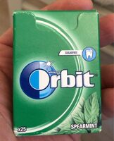 Spearmint chewing gum