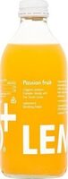 Organic sparkling passion fruit drink