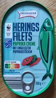 Heringsfilets - Paprika-Creme