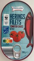 Heringsfilets - Tomatensauce, geteilt