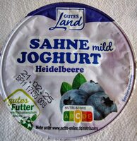 Sahnejoghurt mild, Heidelbeere