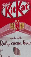 KitKat with ruby cocoa beans