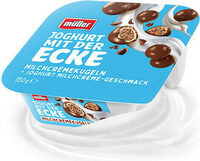 Joghurt mit der Ecke Milcrème Kugeln