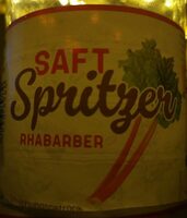 Saft Spritzer Rhabarber