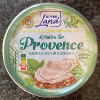 Frischkäsezubereitung Kräuter der Provence