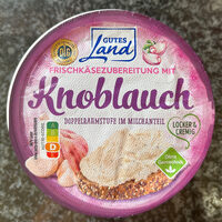 Frischkäsezubereitung mit Knoblauch