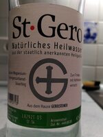 St. Gero Natürliches Heilwasser