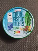 Thunfischfilets geschnitten in Olivenöl