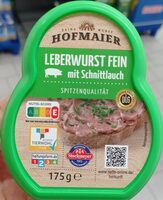 Leberwurst Fein mit Schnittlauch