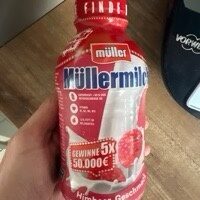 Müllermilch -Himbeer-Geschmack