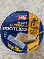 Dessert ai cereali proteico