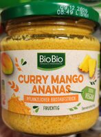 Brotaufstrich Curry Mango Ananas