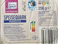Speisequark Magerstufe Laktosefrei