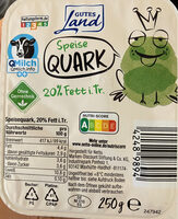 Speisequark, 20% Fett i.Tr.