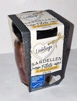 Sardellenfilets in Sonnenblumenöl, gesalzen
