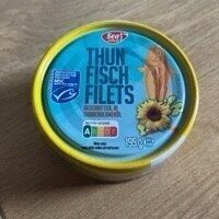 Thunfischfilets in Sonnenblumenöl