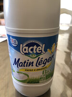 Lait sans lactose matin léger