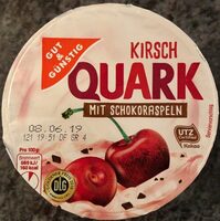 Kirsch Quark mit Schokoraspeln