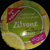 Fettarmer Fruchtjoghurt 1,8% , Zitrone