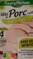 Rôti de porc cuit 100% filet