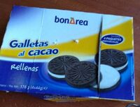 Galletas al cacao rellenas