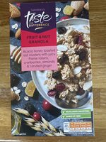 Fruit and nut granola
